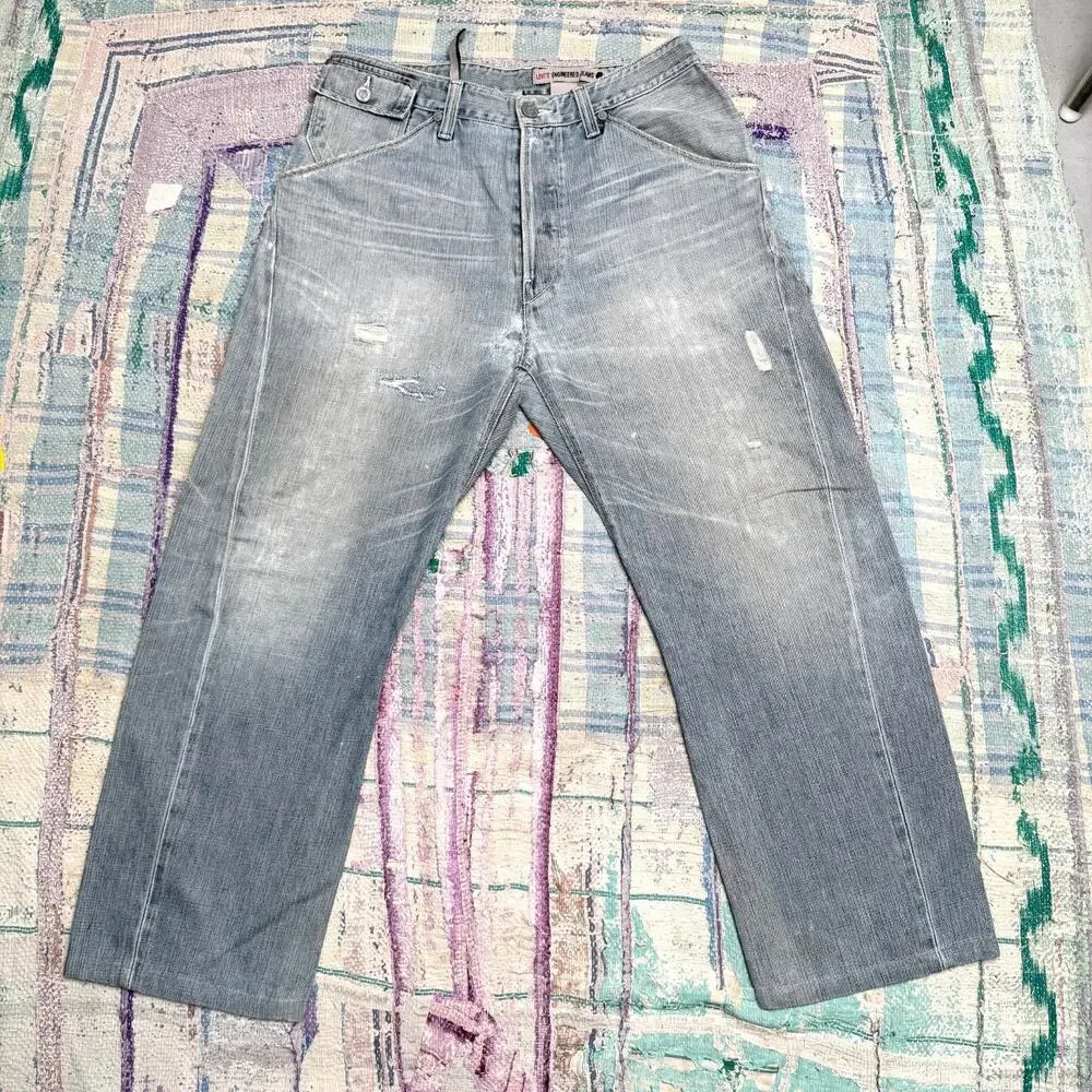 Vintage Levi’s Engineered Twisted Denim Jeans 33x27.5 HEMMED
